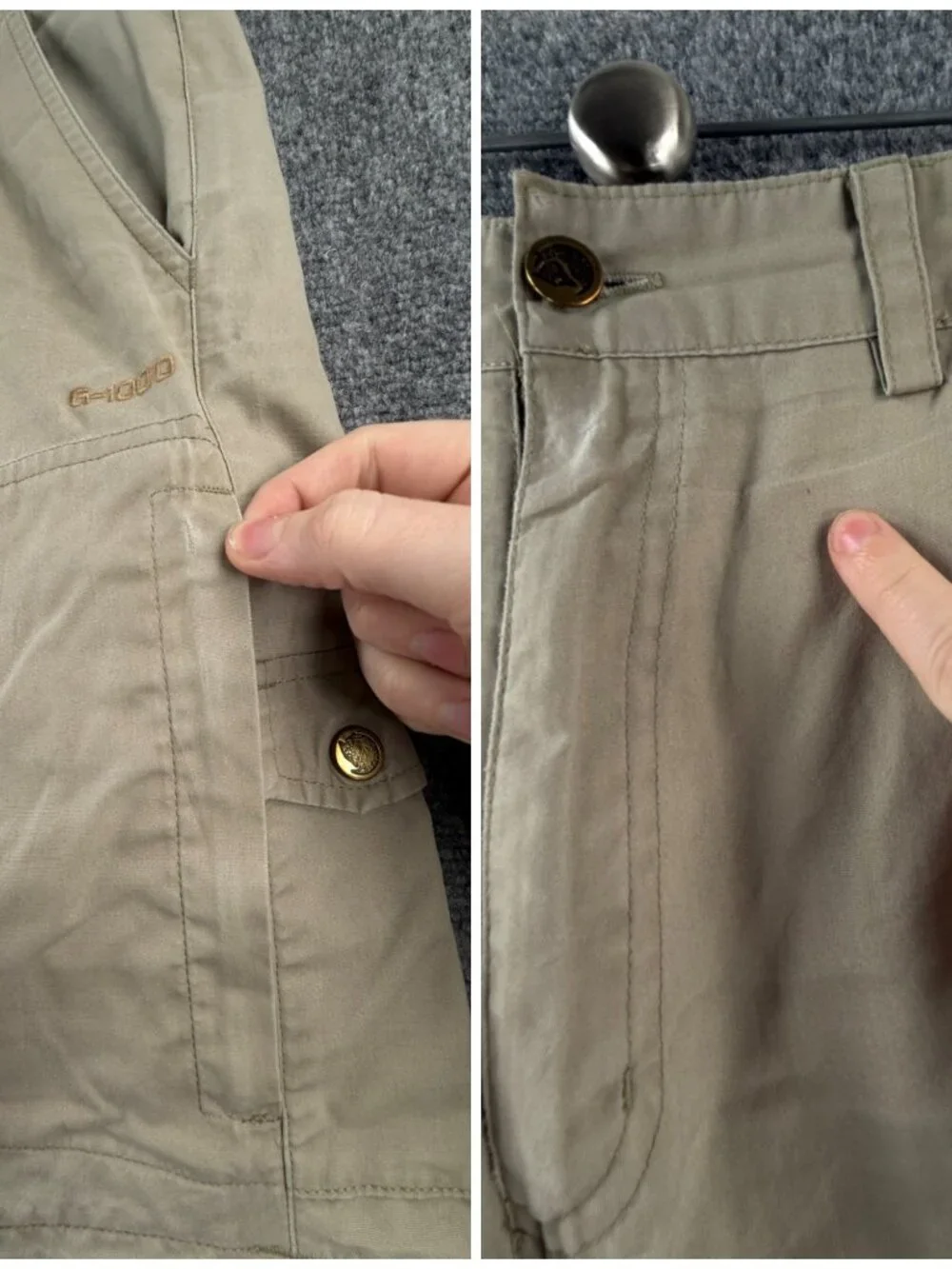 Fjallraven Karl Zip Off Regular Low Convertible Hiking Pants US 37 ACTL 38X32